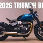 2026 Triumph Bonneville Bobber Launched: Classic Bobber Style with Modern Performance