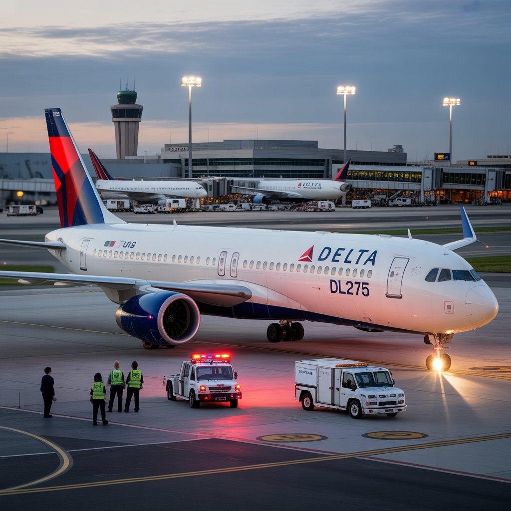delta flight dl275 diverted lax